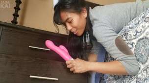 School Girl Finds Mommy’s Toys